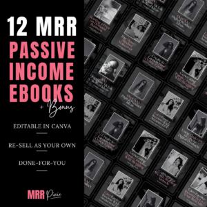 MRR Passive Income eBook Bundle | PLR & Master Resell Rights Digital Collection