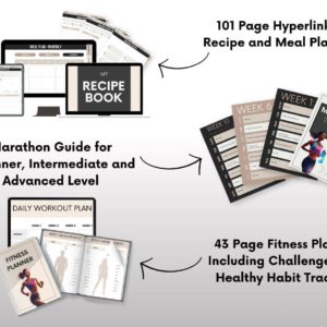 Health & Fitness PLR Bundle – Editable eBooks, Planners, and Guides