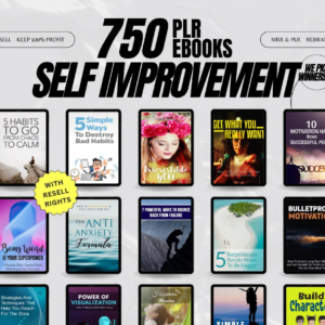 Self-Improvement eBook Bundle – 750 Digital Books | Resell Rights Included