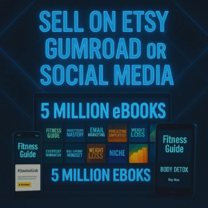 5 Million eBooks Mega Bundle | PLR & MRR | Resellable Digital Ebooks for Passive Income, Finance & Business