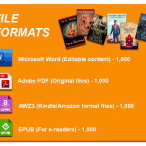 1000 Timeless Classic & Famous Novels – Digital Collection | PLR | 100% Copyright-Free