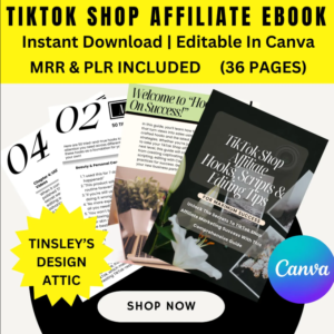 TikTok Shop Affiliate Hooks & Scripts 2025 | Monetize TikTok | PLR & MRR